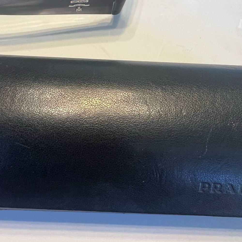 Prada Glossy Black with a blue tint Eyewear - Picture 3 of 5